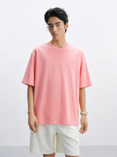 Men's Solid Applique Embroidered T-Shirt